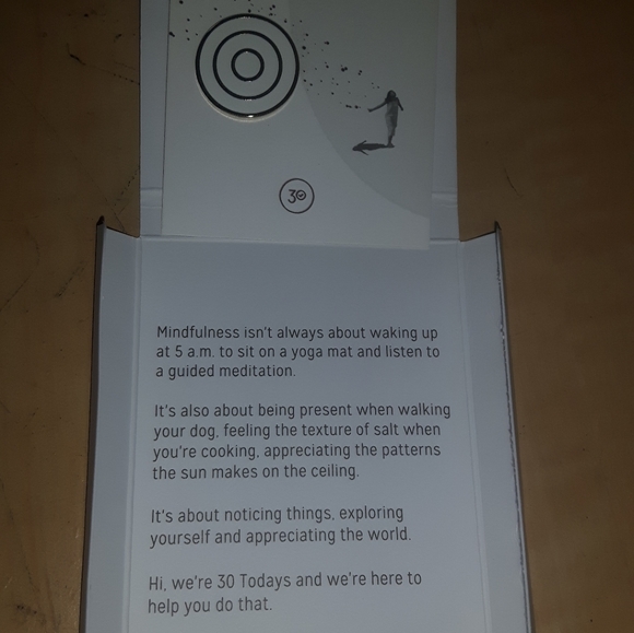 🍃 3 for 36 - NIB Mindfulness Reminder Pin - Picture 3 of 5